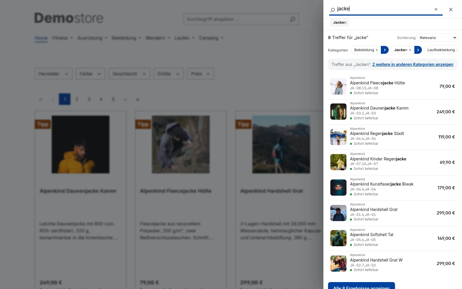 Layout Seitenleiste